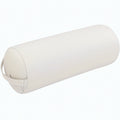 Cojín cilíndrico 20 x 50 cm de tejido beige para apoyo lumbar